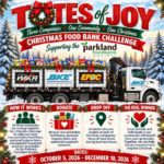 Totes of Joy food drive at Parkland Food Bank